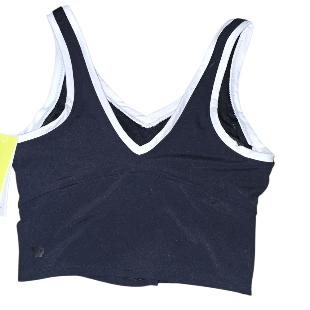 Women's JoyLab Black and White Sports Bra, XS, NWT!!